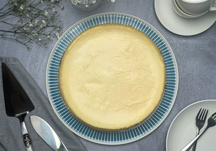 California Cheesecake von oben