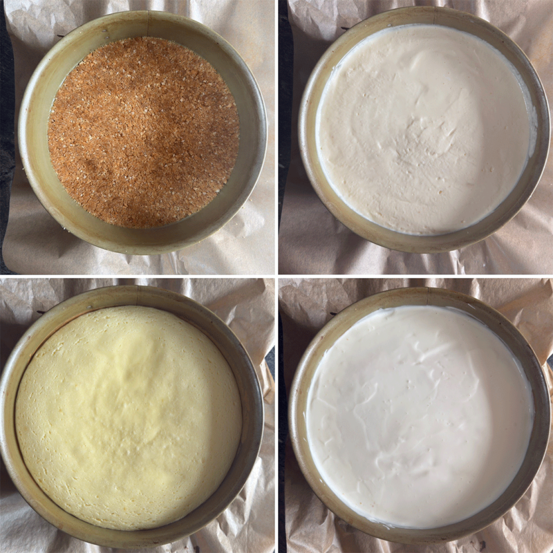 Zubereitung California Cheesecake