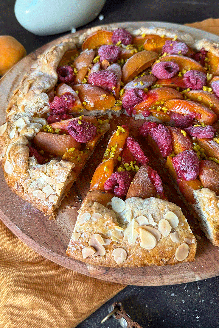 Anschnitt Sommerobst-Galette