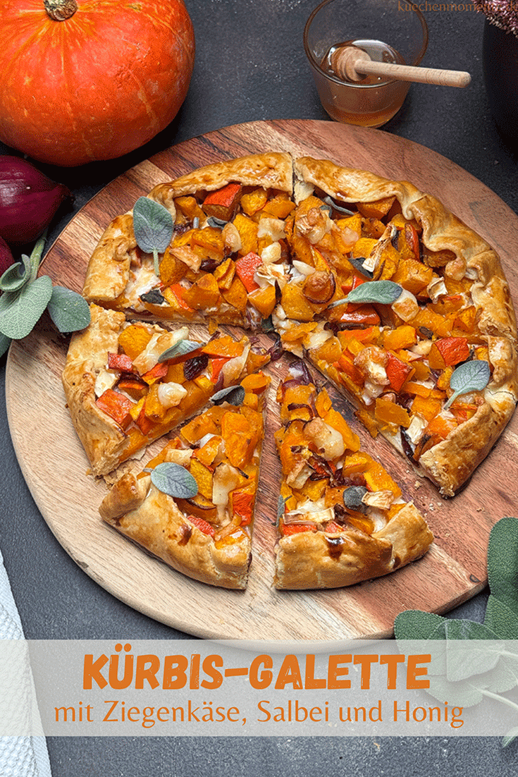 Kürbis-Galette Pinterestpost