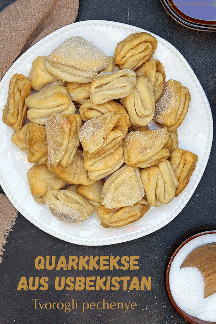 Tvorogli Pechenye - Quarkkekse aus Usbekistan Pinterestpost
