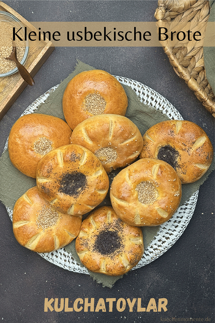 Mini-Brote Kulchatoylar aus Usbekistan Pinterestpost